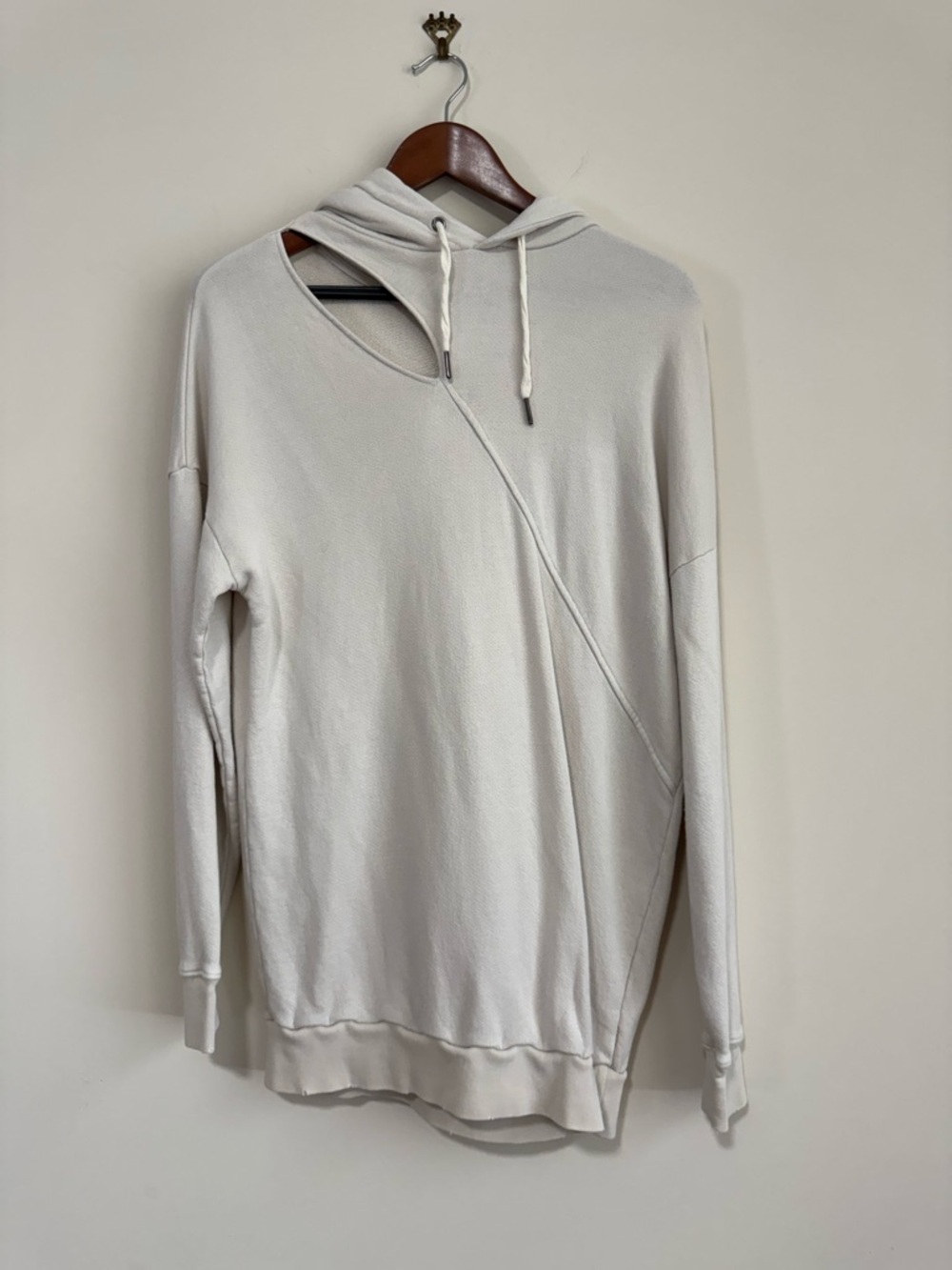 n:PHILANTHROPY Cream Hooded Sweatshirt Dress. Size XS. Great Condition.